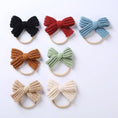 Load image into Gallery viewer, 1PCS Cute Knitting Wool Bowknot Elastic Hairband Infant Solid Color
