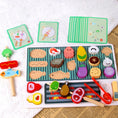 Load image into Gallery viewer, Wooden BBQ Grill Toy Set, Montessori Cooking Experience, Barbecue
