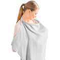 Load image into Gallery viewer, Cotton Mother Cape Blanket Nursing Apron Carseat Stoller Cover
