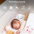 Load image into Gallery viewer, White Noise Machine Desktop Sleep Sound Machine for Baby Sleep Soother
