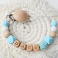 Load image into Gallery viewer, Baby Pacifier Clips Personalized Name Teethers Toys Dummy Nipples
