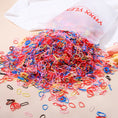 Load image into Gallery viewer, 500Pcs/Set Girls Colourful Elastic Disposable Soft Rubber Band Hair
