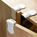 Load image into Gallery viewer, Baby Safety Drawer Lock Anti-Pinching Hand Cabinet Drawer Locks
