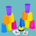 Load image into Gallery viewer, Montessori Toys Stack Cup Game With Card Educational Intellectual
