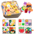 Load image into Gallery viewer, Toddlers Montessori Toys Busy Board Farm Animal Scene Storytelling
