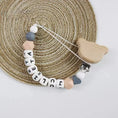 Load image into Gallery viewer, 1-2pcs INS Baby Pacifier Clip Nordic Style Personalize Name Custom
