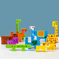 Load image into Gallery viewer, Montessori Animal Characters Transportation wooden puzzle Russian
