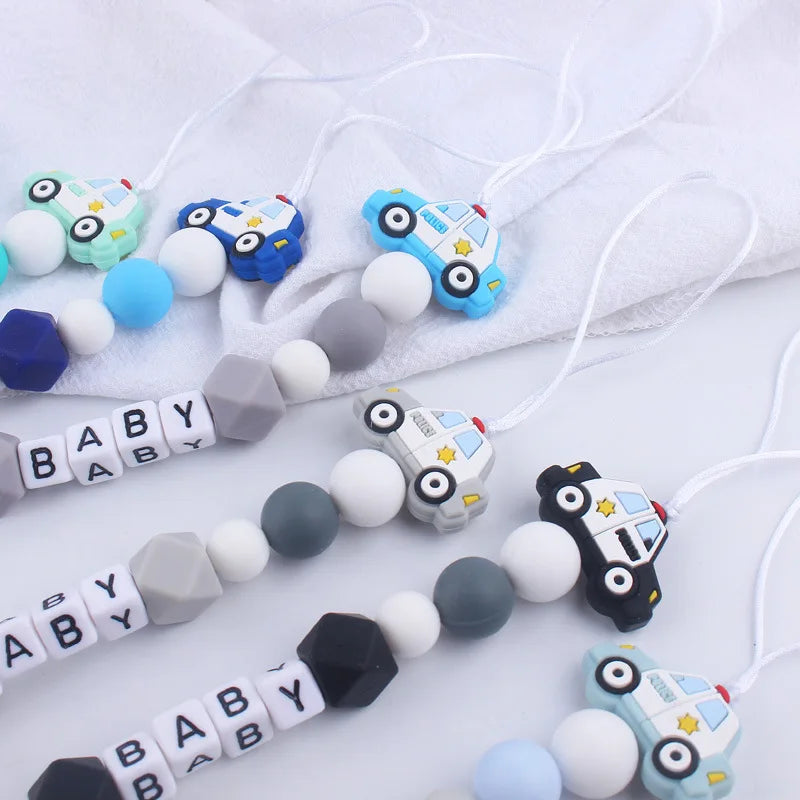 Custom Baby Personalized Name Pacifier Clips Dummy Nipples Holder