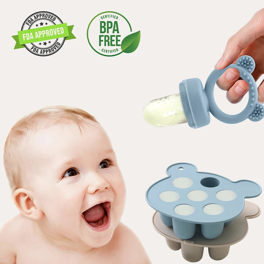 Baby Ice Cream Pops Silicone Mold Ice Cream Maker Popsicles Molds Baby