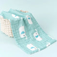 Load image into Gallery viewer, Baby Towel 100% Cotton Bath Towel 6 Layers Gauze Face Washcloth
