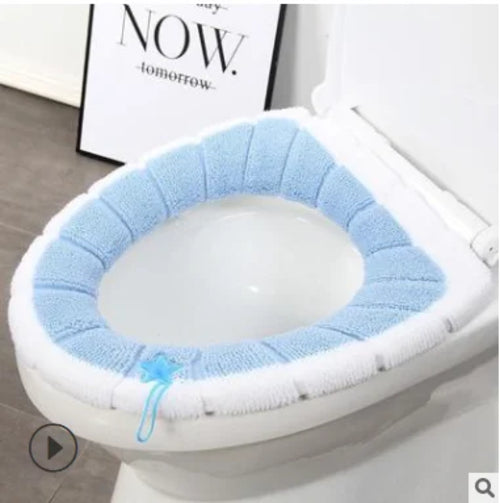 Universal Toilet Seat Cover Winter Warm Soft WC Mat Bathroom Washable