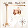 Load image into Gallery viewer, Baby Rattle Toy 0-12 Months Bed Bell Bracket Wooden Mobile Newborn
