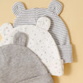 Load image into Gallery viewer, Three Piece Babys Hat 100% Cotton Soft and Comfortable Cap,
