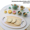 Load image into Gallery viewer, Wooden Children Play Home Early Education Simulation Afternoon Tea
