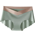 Load image into Gallery viewer, Summer Thin Ice Silk Cool Seamless Maternity Panties V Low Waist Belly
