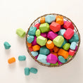 Load image into Gallery viewer, Wood Rainbow Stones Block Colorful Wooden Building Block Rainbow
