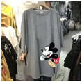 Load image into Gallery viewer, Disney Mickey Mouse T-shirt Summer Cartoon Mid-length Short-sleeved
