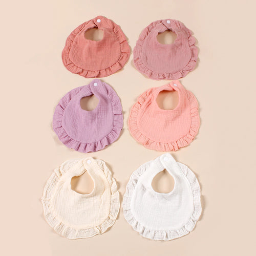 Hot Sale Children Bib Set Cotton Muslin Toddler Baby Comfort Saliva