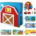 Load image into Gallery viewer, Toddlers Montessori Toys Busy Board Farm Animal Scene Storytelling
