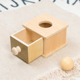 Load image into Gallery viewer, Montessori Infant Wooden Toys Coin Ball Busy Drum Color Shape
