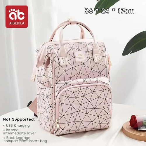 AIBEDILA Mommy Bag Fashionable and High Quality Waterproof Large