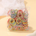 Load image into Gallery viewer, 100Pcs/bag Girls Colorful Hair Bands Set Nylon Elastic Rubber Band
