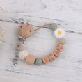 Load image into Gallery viewer, Handmade Free Personalized Name Silicone Wood Pacifier Clips Safe
