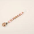 Load image into Gallery viewer, Baby Pacifier Clips Personalized Name BPA Free Morandi Color Dummy
