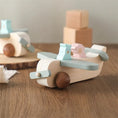 Load image into Gallery viewer, Baby Wooden Building Blocks Aircraft Manned Model Toys Montessori
