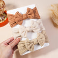 Load image into Gallery viewer, 3Pcs/Set Girls Cable Knit Turban Baby Bows Headbands For Children
