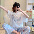 Load image into Gallery viewer, Disney Cartoon Mickey Winnie Snow White Pajamas Ladies Summer Short
