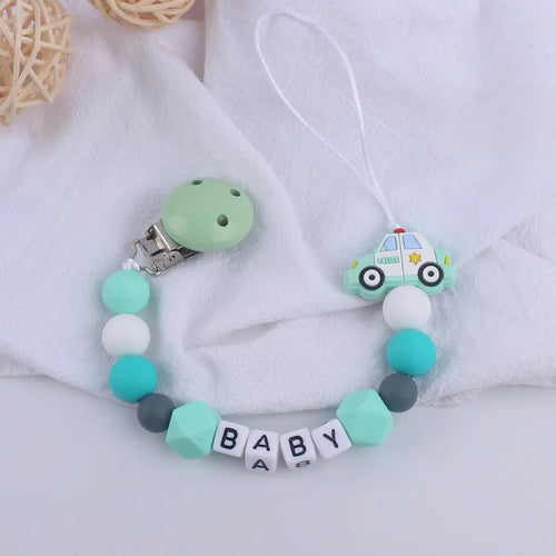 Custom Baby Personalized Name Pacifier Clips Dummy Nipples Holder