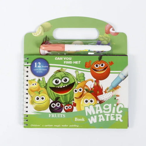 Magical Water Painting Book Toddler Early Education Toys Reusable