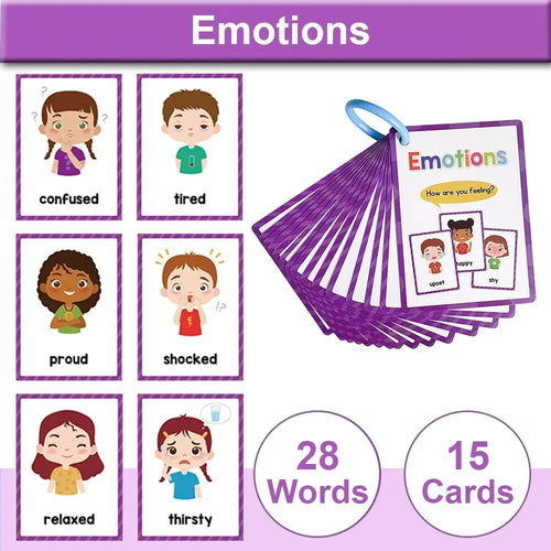 Montessori Kids Learning English Words Cards Kindergarten Teacher