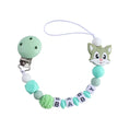 Load image into Gallery viewer, 1-2pcs Personalized Name Baby Pacifier Clips Teethers Dummy Nipple
