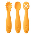 Load image into Gallery viewer, 3PCS Cute Baby Learning Spoons Utensils Set Newborn Feeding Spoon Set
