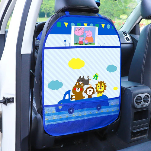 1Pcs Cartoon Car Seat Back Protector Cover for Children Kids Baby