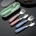 Load image into Gallery viewer, Baby Feeding Tableware Set Children Utensil Stainless Steel Toddler
