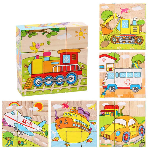 Montessori Wooden Toys for Children 3-6 Years Boy Girl Gift Kids