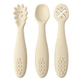 Load image into Gallery viewer, 3PCS Cute Baby Learning Spoons Utensils Set Newborn Feeding Spoon Set
