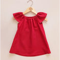 Load image into Gallery viewer, Summer Toddler Infant Baby Dress Solid Cotton Simple Baby Girls Home
