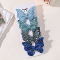 Load image into Gallery viewer, 2/4/5Pcs Girls Cute Sequins Double Butterfly Hair Clip Bow Hairpins
