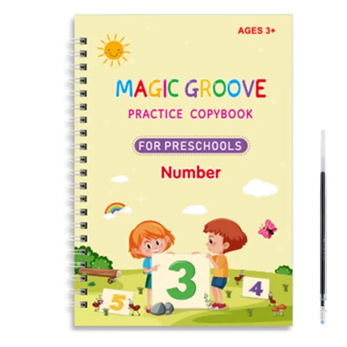 Reusable Magic Copybook Drawing Toys for Children Montessori Pen