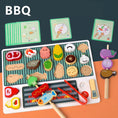 Load image into Gallery viewer, Wooden BBQ Grill Toy Set, Montessori Cooking Experience, Barbecue
