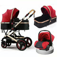 Load image into Gallery viewer, baby stroller 3 in 1with car seat,luxury baby carriage two-way
