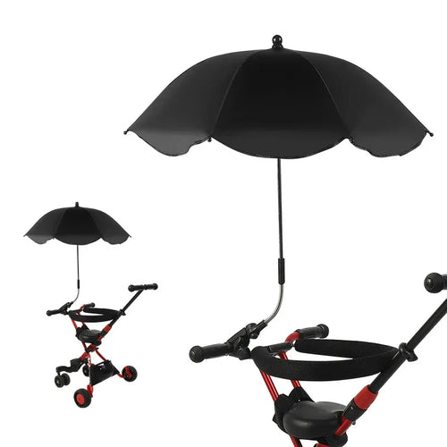 Universal Baby Car Pram Umbrella Adjustable Shade Umbrella Uv Sunshade