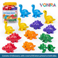 Load image into Gallery viewer, Matching Dinosaur Toy With storage bucket Montessori Toys for Kids
