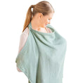 Load image into Gallery viewer, Cotton Mother Cape Blanket Nursing Apron Carseat Stoller Cover
