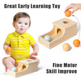 Load image into Gallery viewer, Montessori Infant Wooden Toys Coin Ball Busy Drum Color Shape
