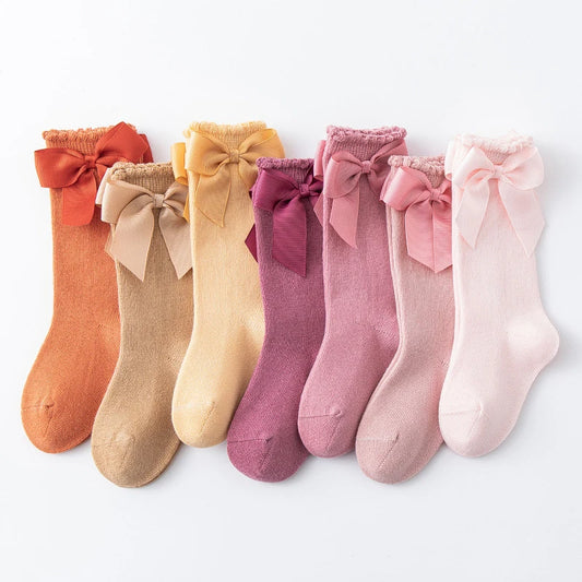 Baby Accessories New Girls' Socks Spring Summer Bow Princess Mother